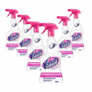 Vanish Quitamanchas Ropa Blanca Mega Pack Ahorro 6 x 750ml