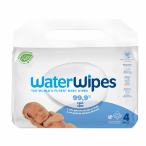 WaterWipes 99% Agua Toalllitas Para bebé pack 4 x 60