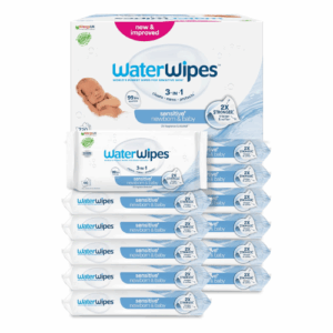 WaterWipes Sensitive+ On The Go Pack 12 x 60 Toallitas 99% Agua