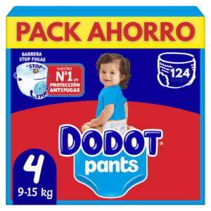 dODOT pANTS tALLA 4 Pack Ahorro 124 Pañales Braguita